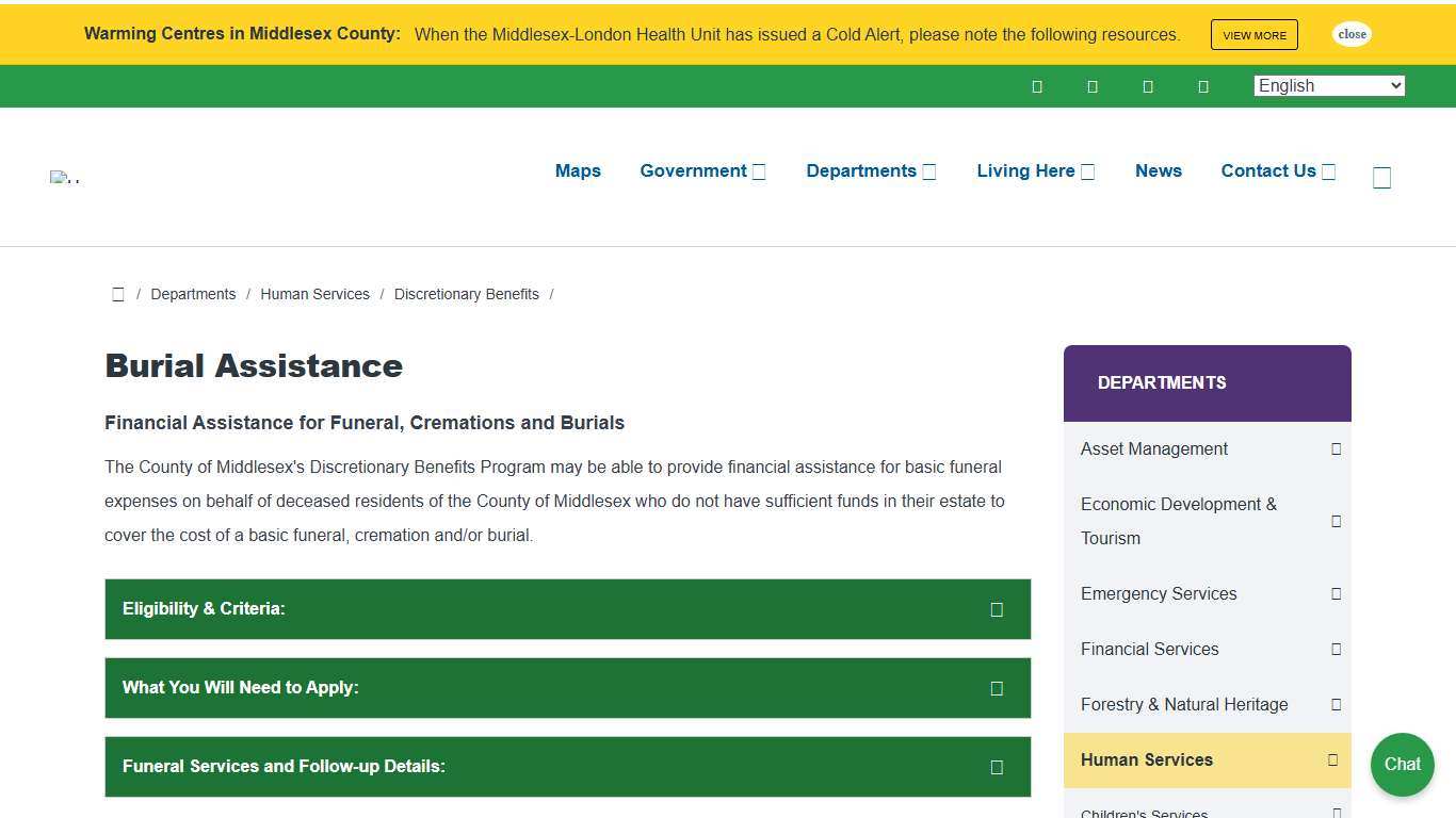 Burial Assistance Middlesex County